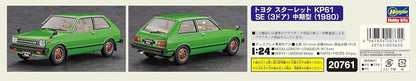 Hasegawa Toyota Starlet Kp61 Se 620761-1/24 Scale 1:24