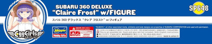 Hasegawa 652448-1/24 Subaru 360 Deluxe Claire Frost 1:24 Scale