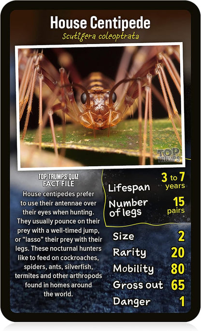 Top Trumps Creepy Crawlies - Gioco di carte, Top Trumps Jeu de cartes effrayants, Top Trumps Creepy Crawlies Kartenspiel, Top Trumps Creepy Crawlies Card Game