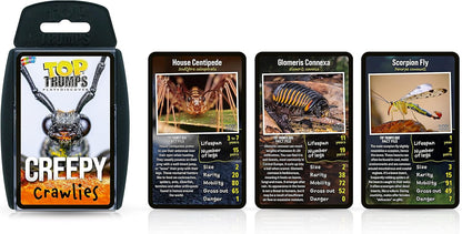 Top Trumps Creepy Crawlies - Gioco di carte, Top Trumps Jeu de cartes effrayants, Top Trumps Creepy Crawlies Kartenspiel, Top Trumps Creepy Crawlies Card Game
