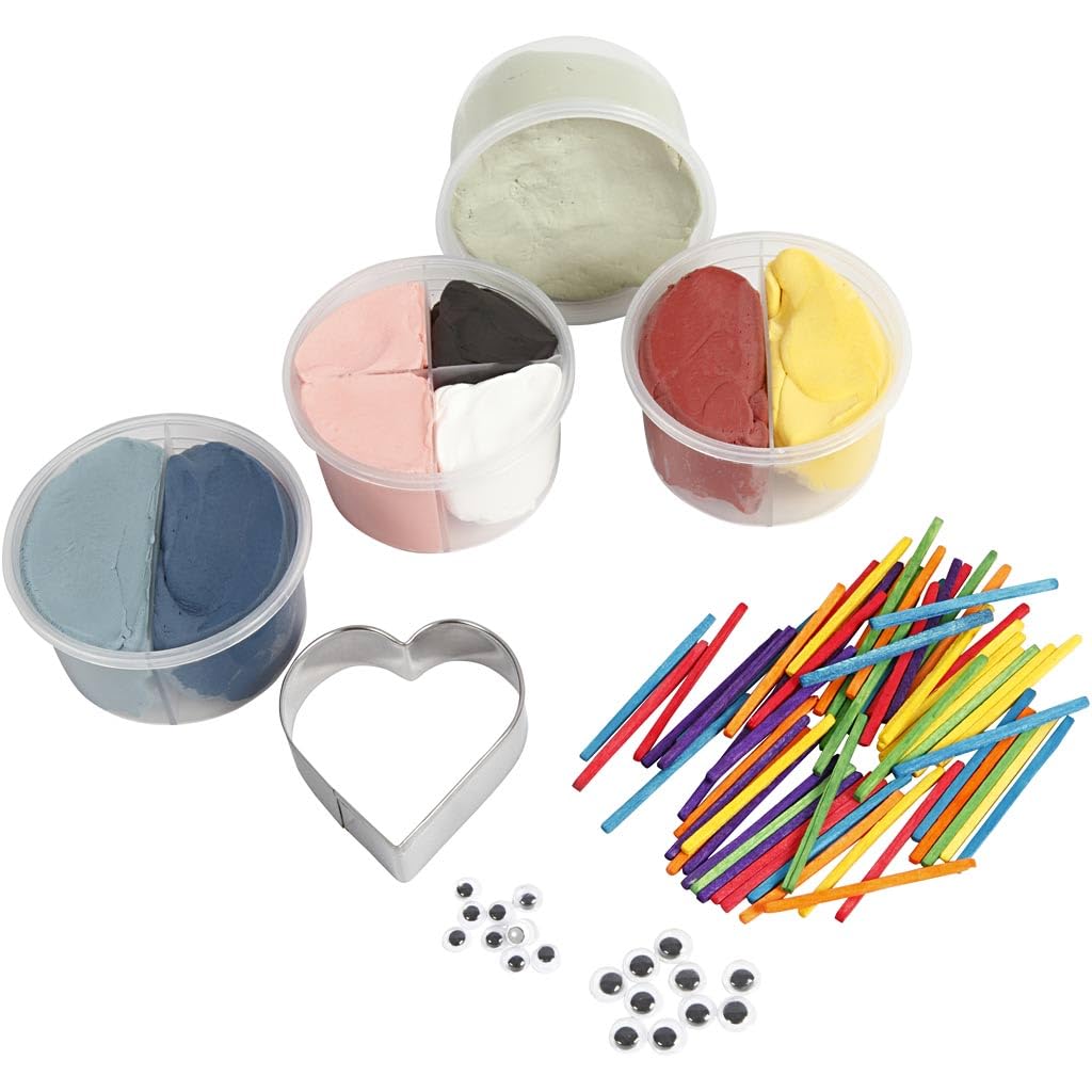 Creativ Company - Schattige Vingerpoppen Maken Silk Clay Kleiset