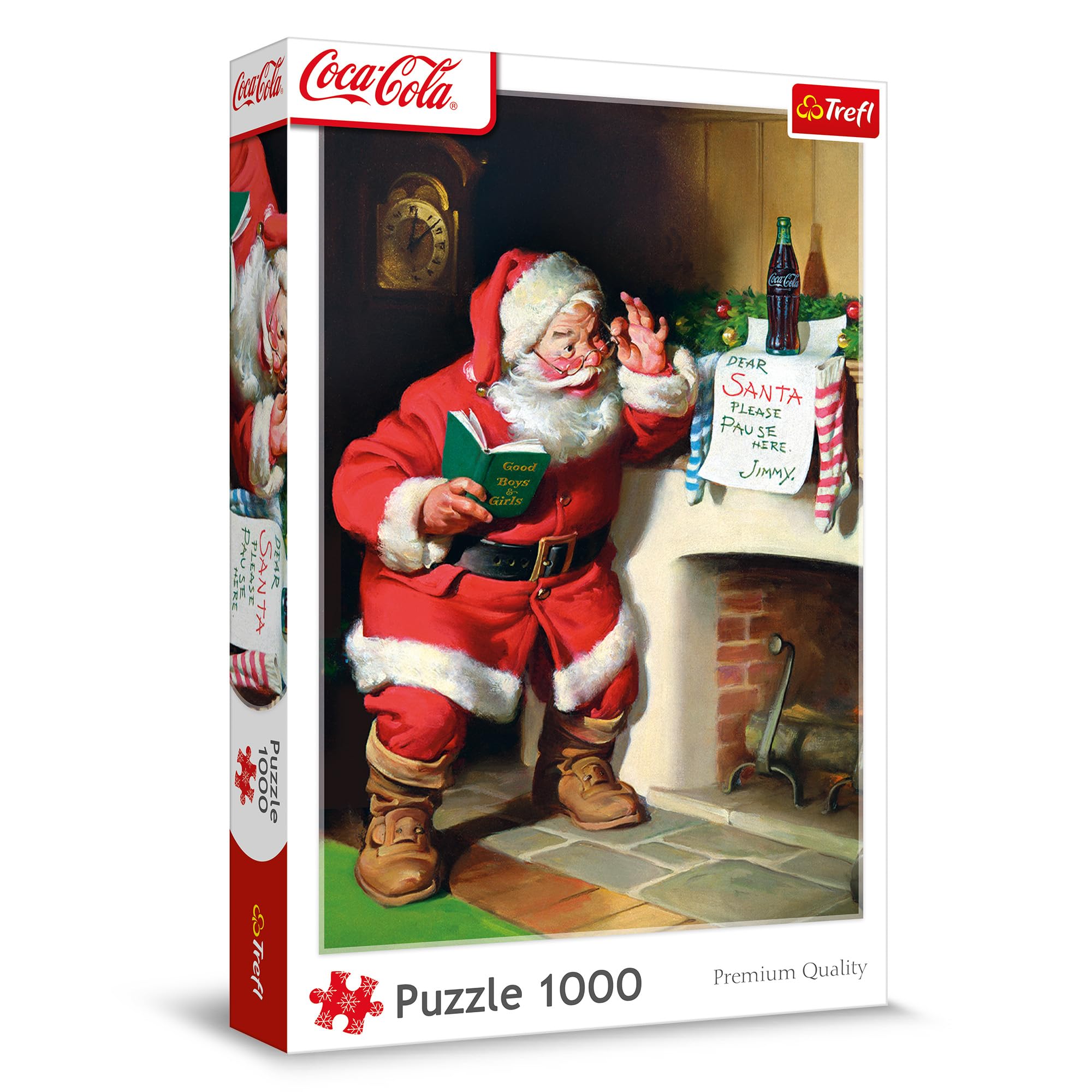 Kerstpuzzel Coca Cola Open Haard - 1000st.