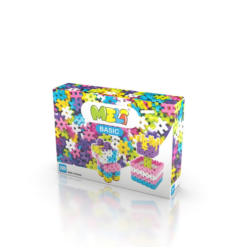 Meli 67216 Basic Pink Dieren Creatief speelgoed, 300 stuks