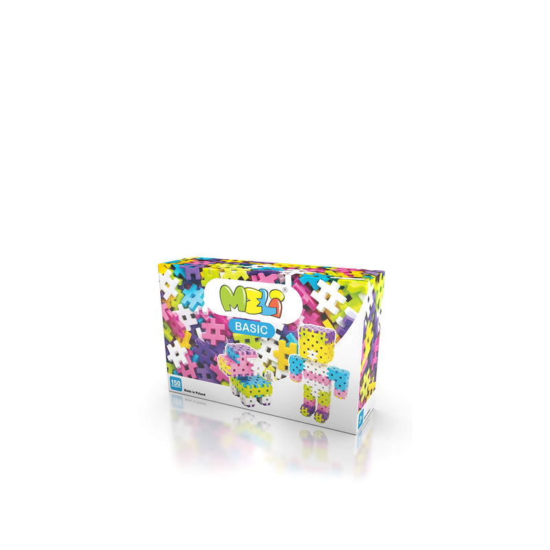 Meli 67214 Basic Pink Dieren Creatief speelgoed, 150 stuks