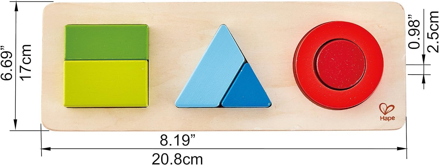 Hape - Hape Geometrie Vormenpuzzel - 7dlg.