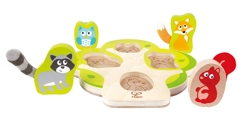 Hape E1616 dieren-zoekpuzzel, multi