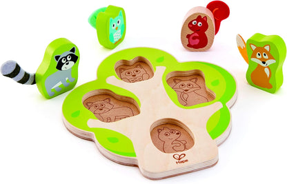 Hape E1616 dieren-zoekpuzzel, multi