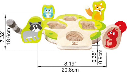 Hape E1616 dieren-zoekpuzzel, multi