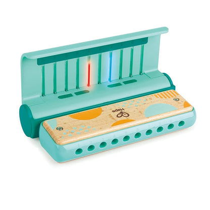Hape Leer met deze Lichtjesharmonica