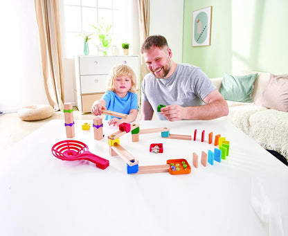 Hape - Hape Houten Knikkerbaanset Domino - 50dlg.