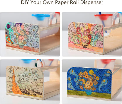 Houten Papierrolhouder