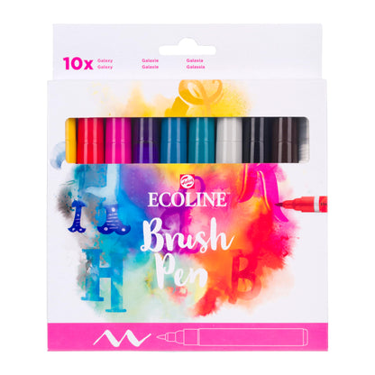 Bruynzeel - Ecoline Brush Pen set Galaxy 10 Kleuren