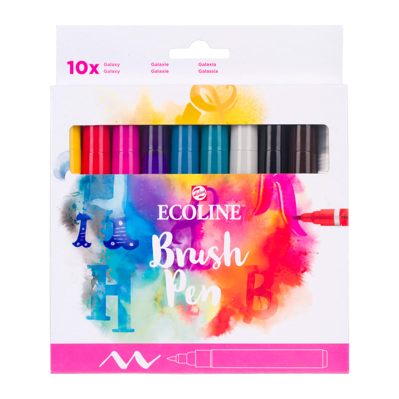 Bruynzeel - Ecoline Brush Pen set Galaxy 10 Kleuren