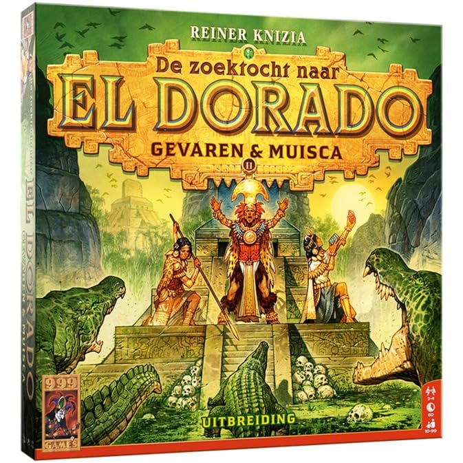 999 Games - 999 Games De Zoektocht naar El Dorado: Gevaren & Muisca Uitbreiding Bordspel