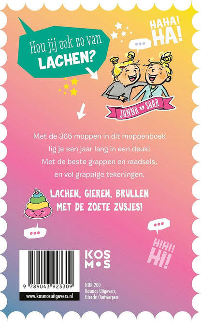 De Zoete Zusjes moppenboek: Elke dag lachen met de 365 leukste moppen
