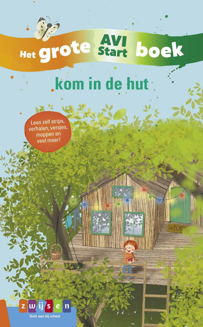 Centraal Boekhuis - Het Grote AVI Start boek - kom in de hut