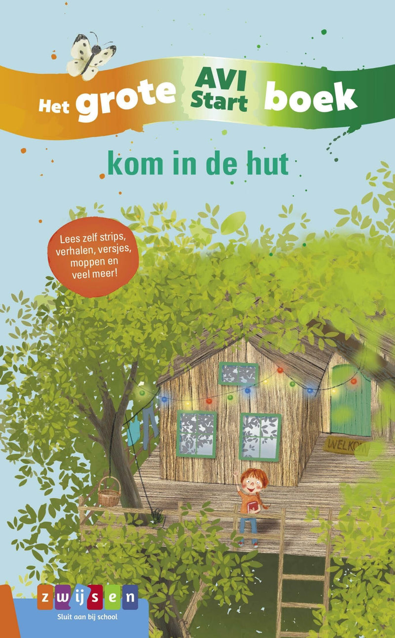 Centraal Boekhuis - Het Grote AVI Start boek - kom in de hut