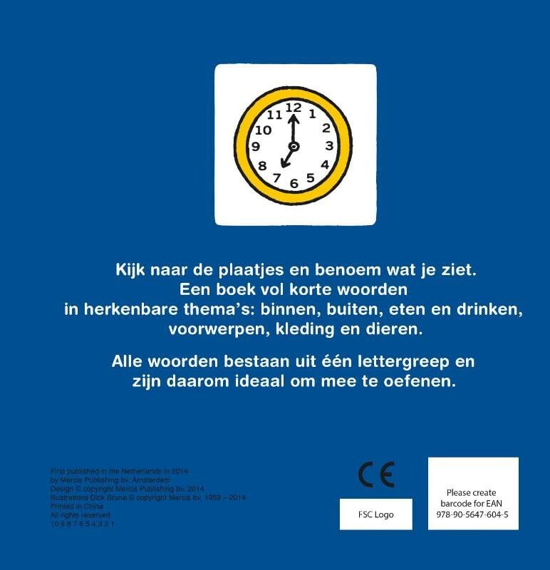 nijntje oefent korte woordjes