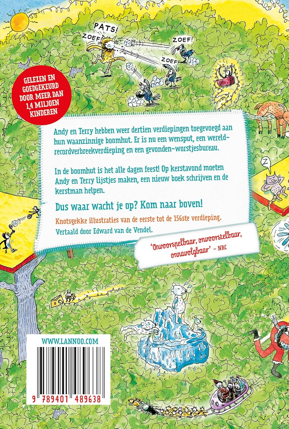 De waanzinnige boomhut van 156 verdiepingen