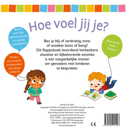 Centraal Boekhuis - Flapjesboek - Hoe voel jij je?