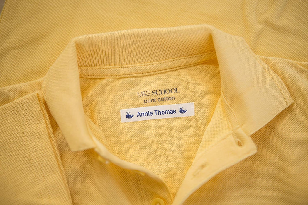 Brother TZEFA3 Nastro in tessuto STIRABILE da 12 mm (3 m) Blu/Bianco