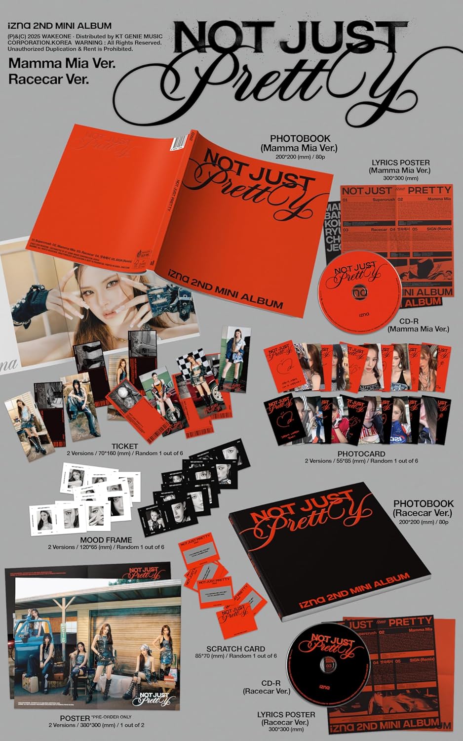 Not Just Pretty - Photobook Version - incl. 80pg Photobook, Photocard, Lyrics Poster, Ticket, Scratch Card + Mood Frame