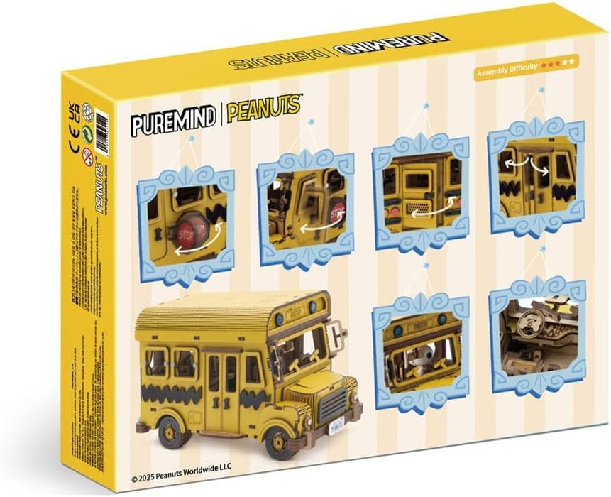 SNOOPY SCHOOL BUS WOODEN KIT