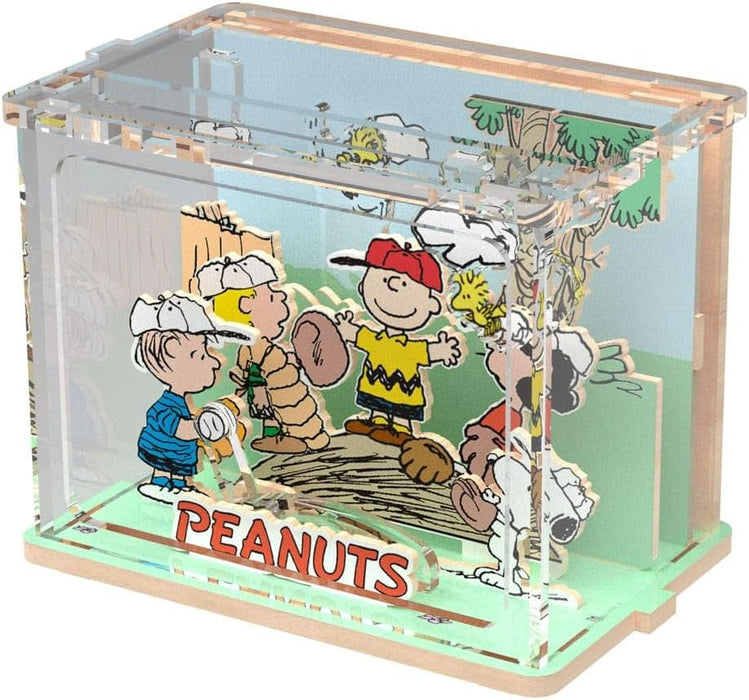 PAN TASY Mini Diorama zum Zusammenbauen Pantasy Peanuts, Baseball (2101