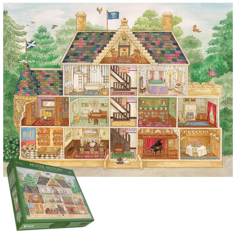 Explore Scotland’s Historic Interiors with This 1000-Piece Jigsaw Puzzle National Trust for Scotland Puzzle Featuring Iconic Rooms, Artifacts & Architectural Treasures