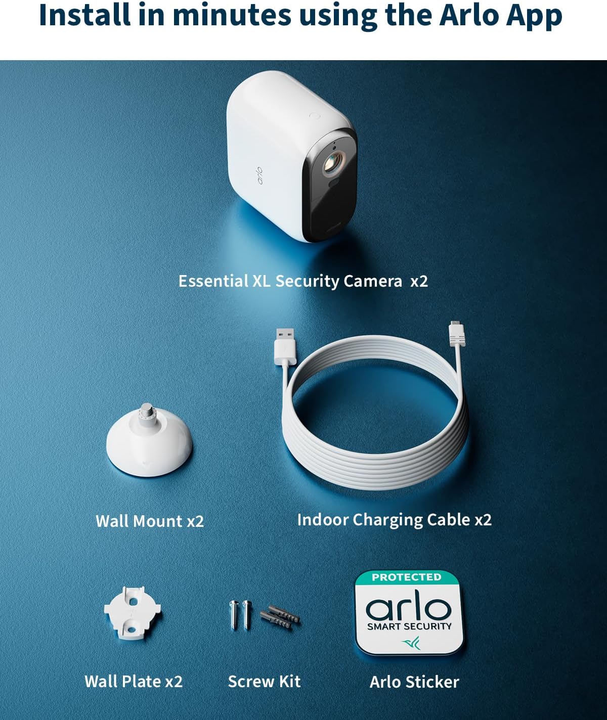 E3 outdoor XL camera 2K 2 pack