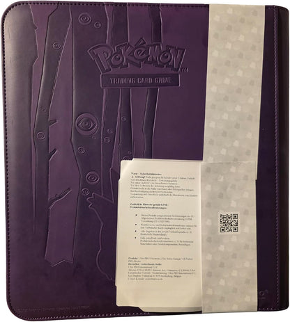 Ultra Pro | Pokemon Elite Series Genga 12-Pocket Zippered PRO Binder | Trading Card Game Accessory