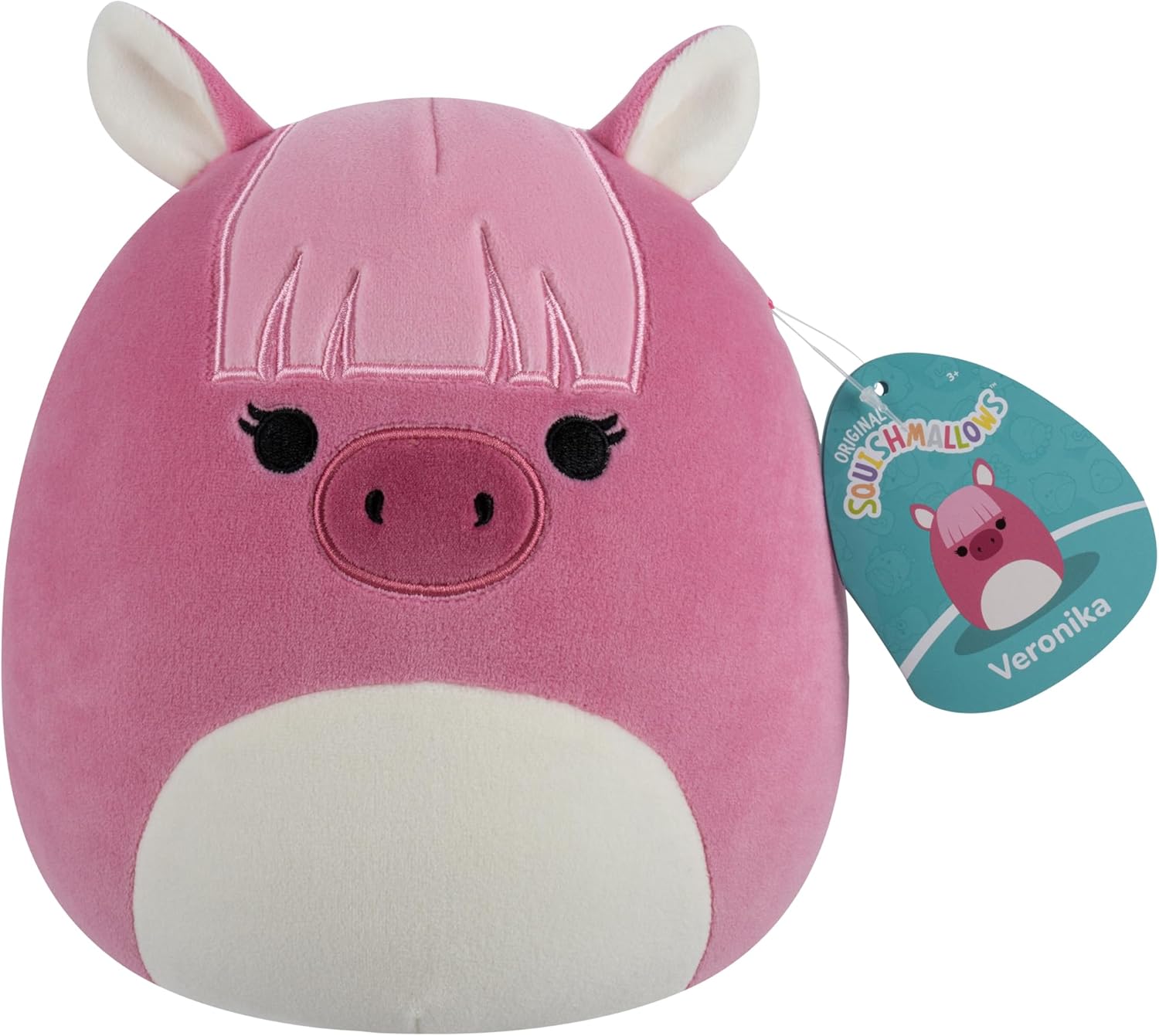Squishmallows Original 7.5-Inch Veronika the Pink Shetland Pony | Collectable Cute Plush Toy, Cuddly Toys for Children, Soft Toys, Cute Teddies Suitable for Girls and Boys Ages 3