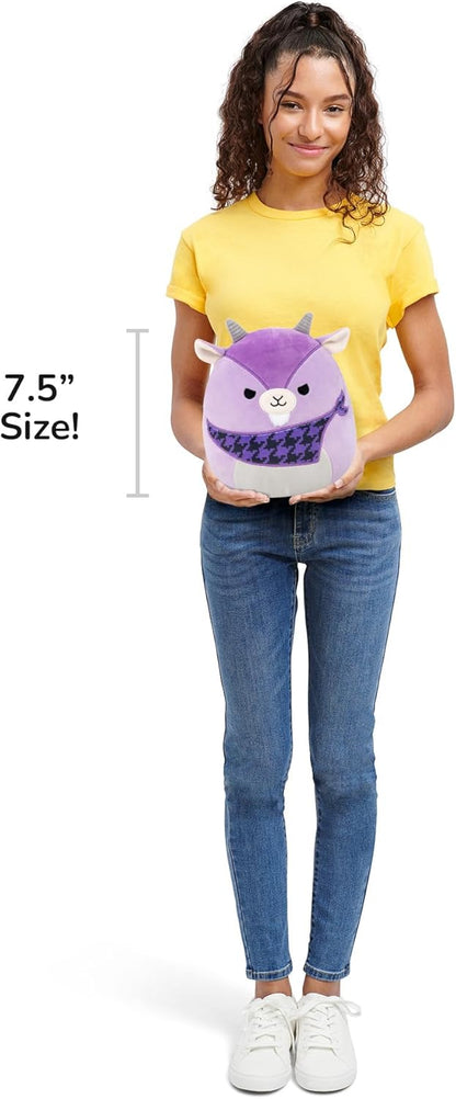 Squishmallows Original 7.5-Inch Shirley the Purple Goat | Collectable Cute Plush Toy, Cuddly Toys for Children, Soft Toys, Cute Teddies Suitable for Girls and Boys Ages 3