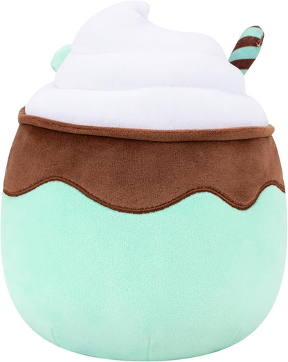 Squishmallows Original 7.5-Inch Monique the Mint Chocolate Chip Milkshake | Collectable Cute Plush Toy, Cuddly Toys for Children, Soft Toys, Cute Teddies Suitable for Girls and Boys Ages 3+