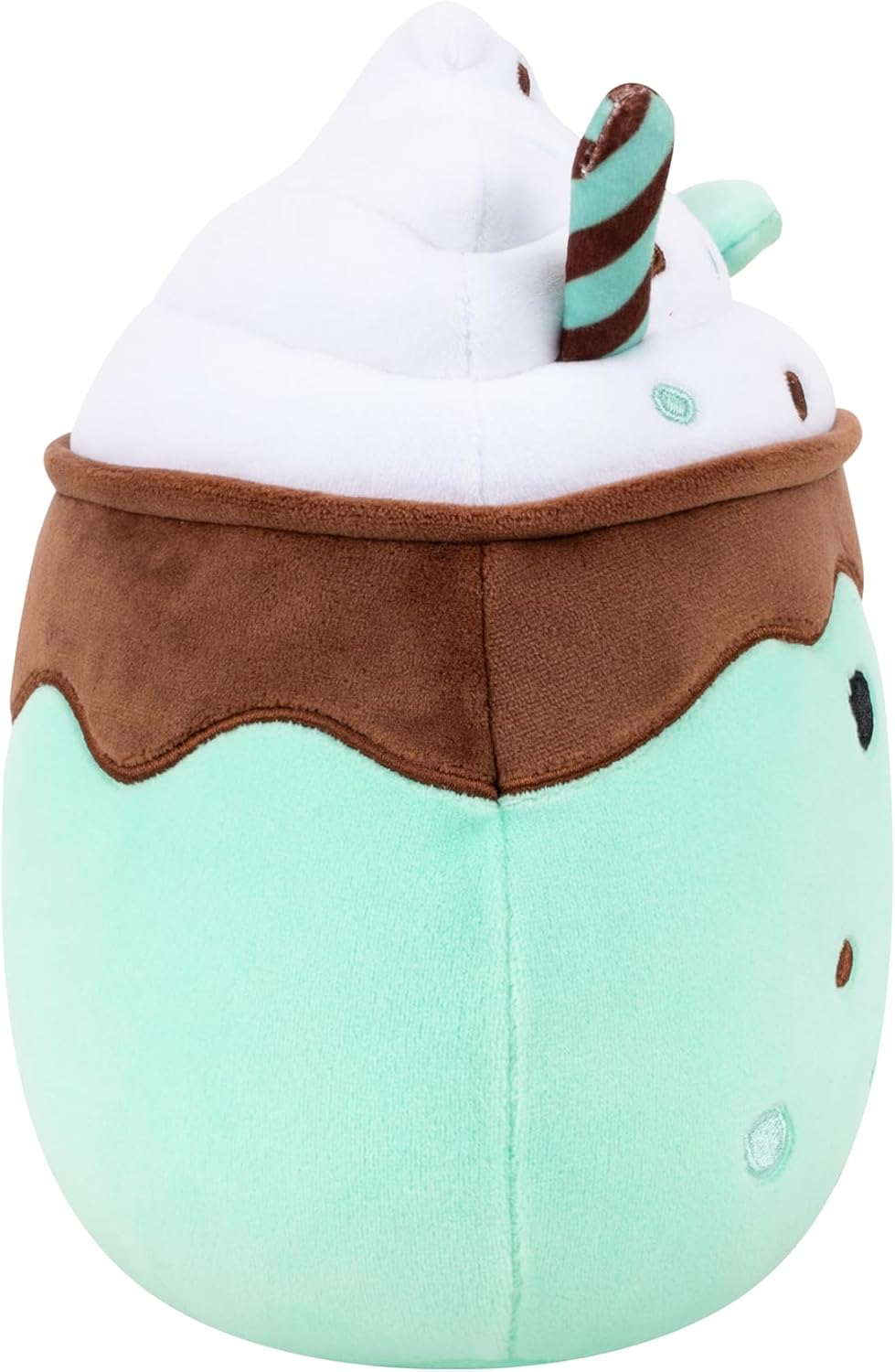 Squishmallows Original 7.5-Inch Monique the Mint Chocolate Chip Milkshake | Collectable Cute Plush Toy, Cuddly Toys for Children, Soft Toys, Cute Teddies Suitable for Girls and Boys Ages 3+