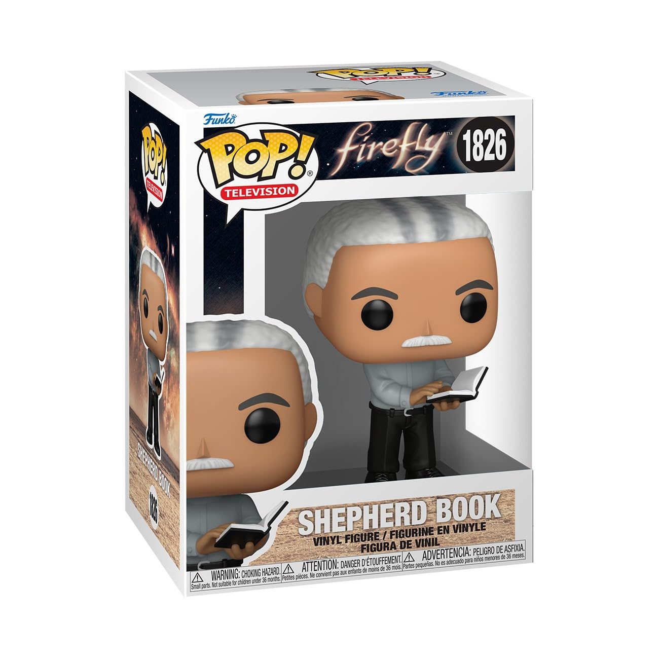 Funko Pop! TV: Firefly - Shepherd Book - 1/6 Odds for Rare Chase Variant - Collectable Vinyl Figure - Gift Idea - Official Merchandise - Toys for Kids & Adults - TV Fans - Model Figure for Collectors