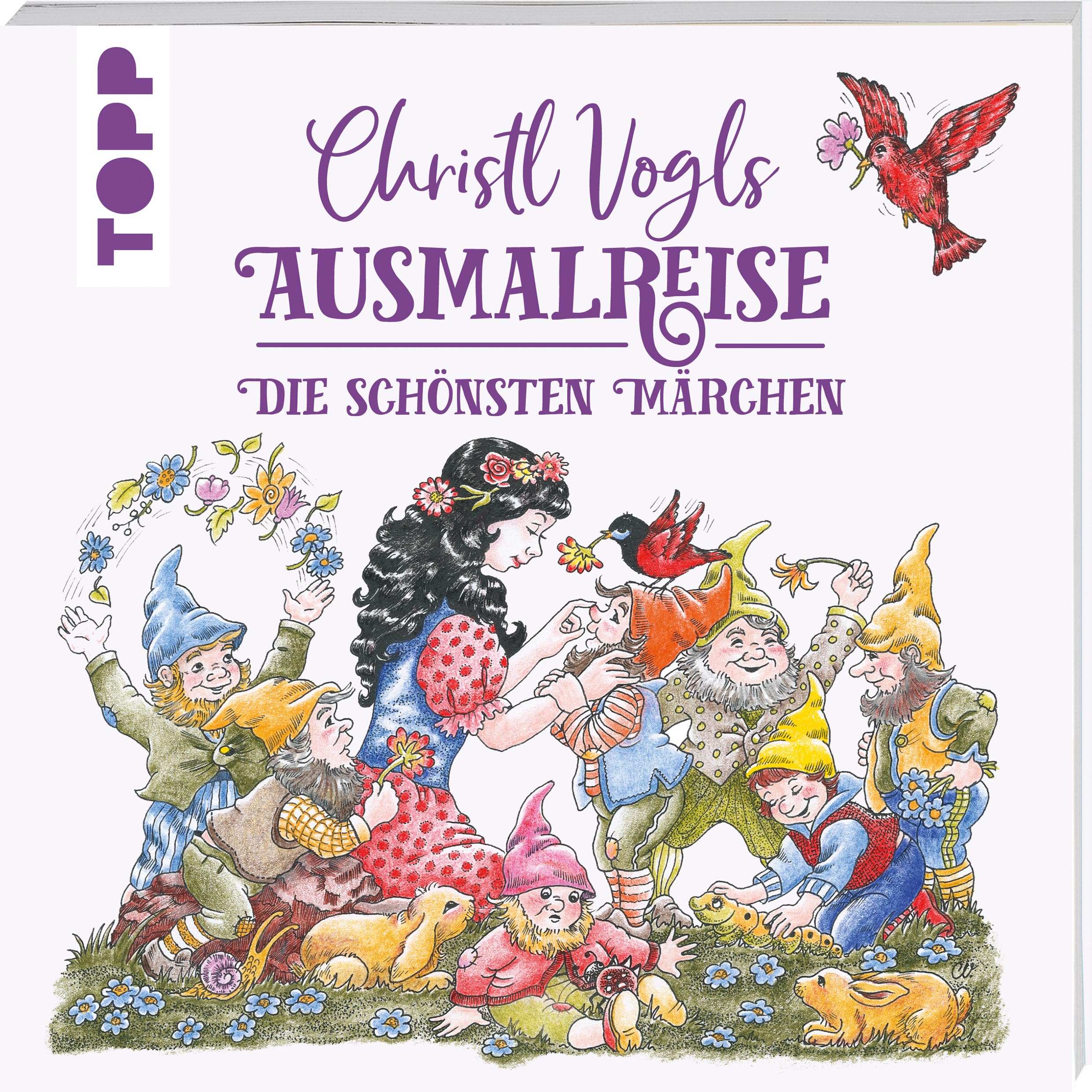 Christl Vogls Ausmalreise - Die schönsten Märchen: Ausmalen & träumen (Christl Vogls Ausmalreise (Ausmalbücher