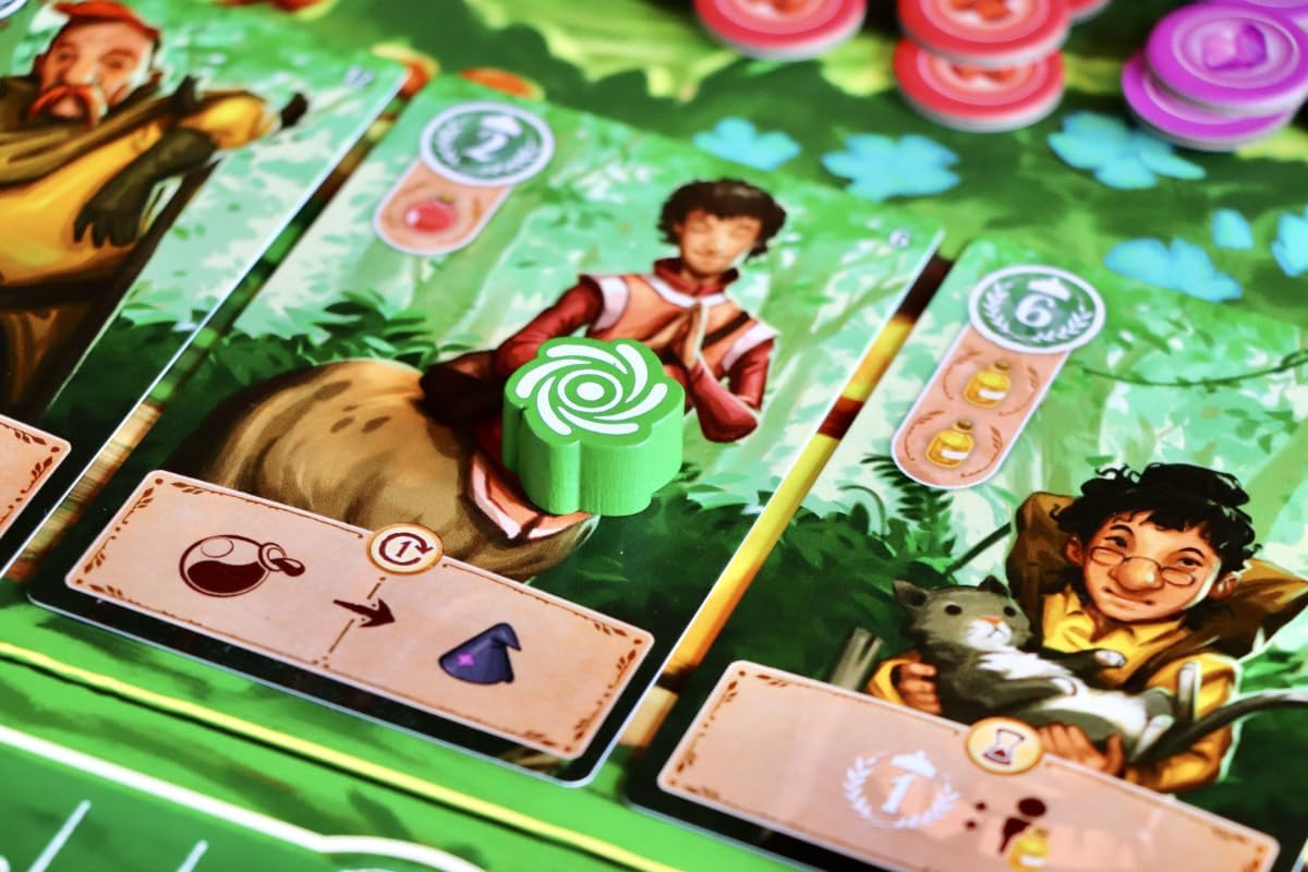Lucky Duck Games: Potions of Azerland | Strategy Game | Gather Resources to Study, Brew and Trade Potions In Your Town | 1-4 Players, Ages 12+