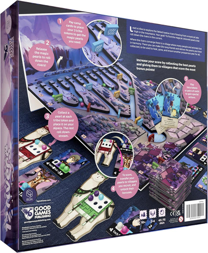 12 Rivers by Good Games Publishin | Tactical Resource Management, Worker Placement & Area Control Game for Families and Gamers | 1–4 Players | Ages 10+ | 2 to 4 Players
