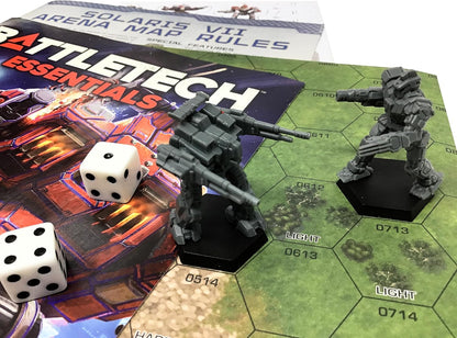 Catalyst Game Labs | BattleTech | Essentials | Miniature Game in English for ages 12 and up | Strategic Wargame for 1-2 Players | Sci-Fi Mech Wargame Starter Set