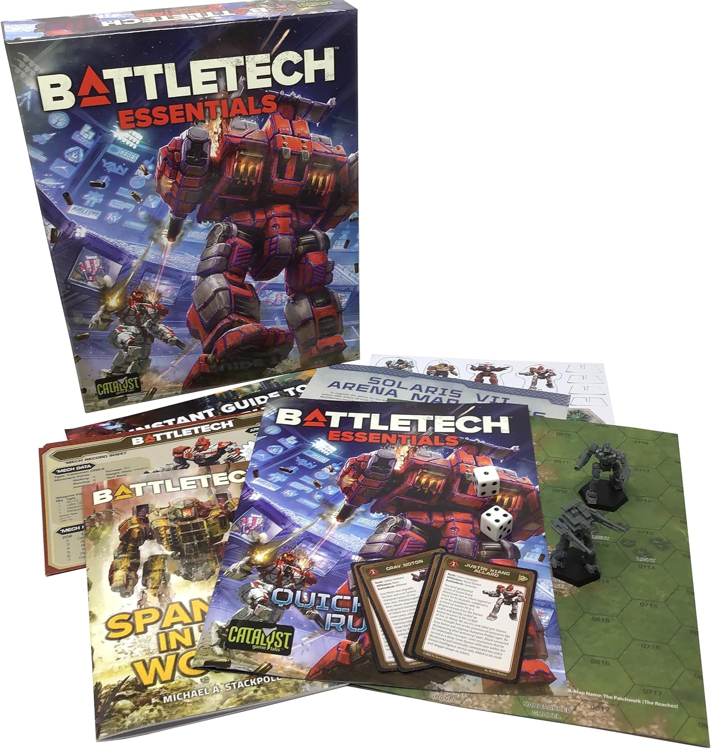 Catalyst Game Labs | BattleTech | Essentials | Miniature Game in English for ages 12 and up | Strategic Wargame for 1-2 Players | Sci-Fi Mech Wargame Starter Set