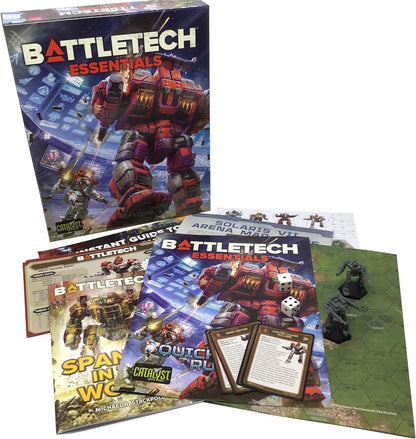 Catalyst Game Labs | BattleTech | Essentials | Miniature Game in English for ages 12 and up | Strategic Wargame for 1-2 Players | Sci-Fi Mech Wargame Starter Set