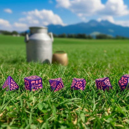 Cow Dice Set RaMOOna by Q-Workshop | Ages 14+ | 1+ Players