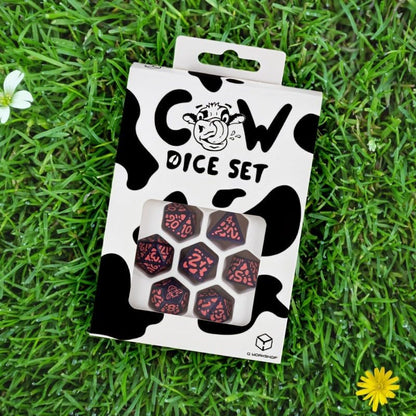 Cow Dice Set RaMOOna by Q-Workshop | Ages 14+ | 1+ Players