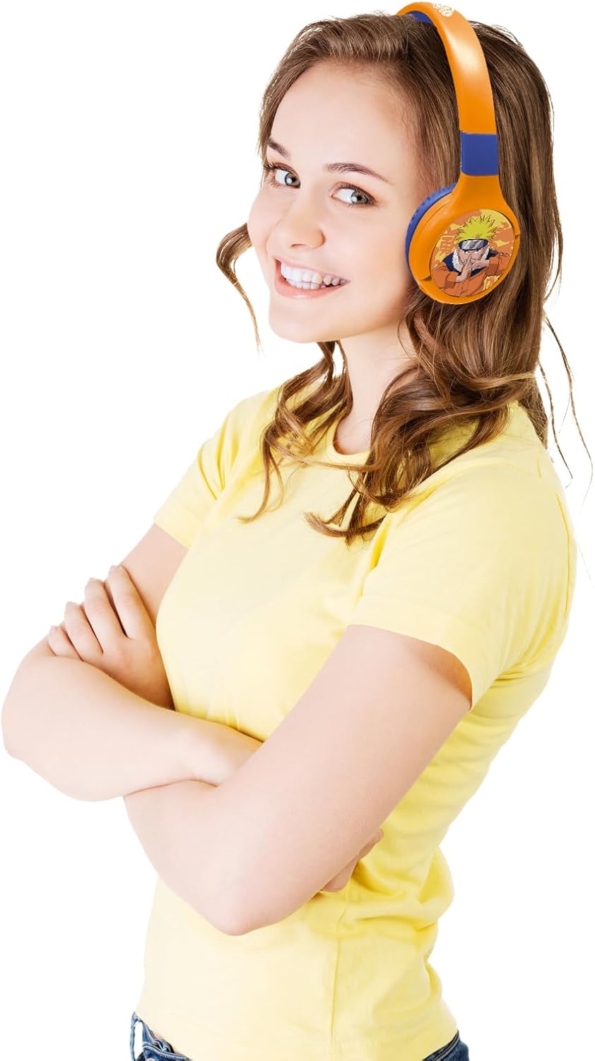 Lexibook - 2 In 1 Foldable Naruto Design Headphones (Hpbt010Na)