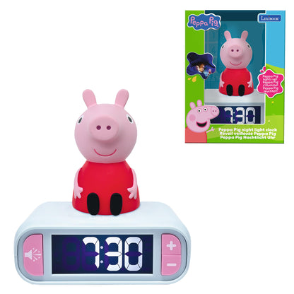 Lexibook - Peppa Pig Nighlight Alarm Clock With Sounds (Rl800Pp)