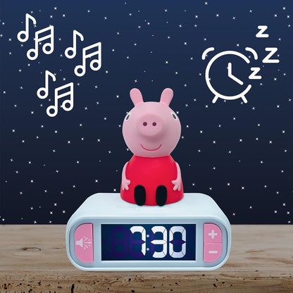 Lexibook - Peppa Pig Nighlight Alarm Clock With Sounds (Rl800Pp)