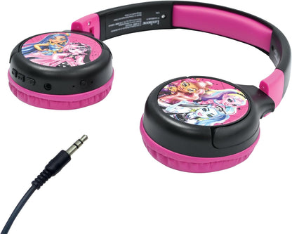 Lexibook - 2 In 1 Bluetooth Foldable Monster High Headphones (Hpbt010Mh)