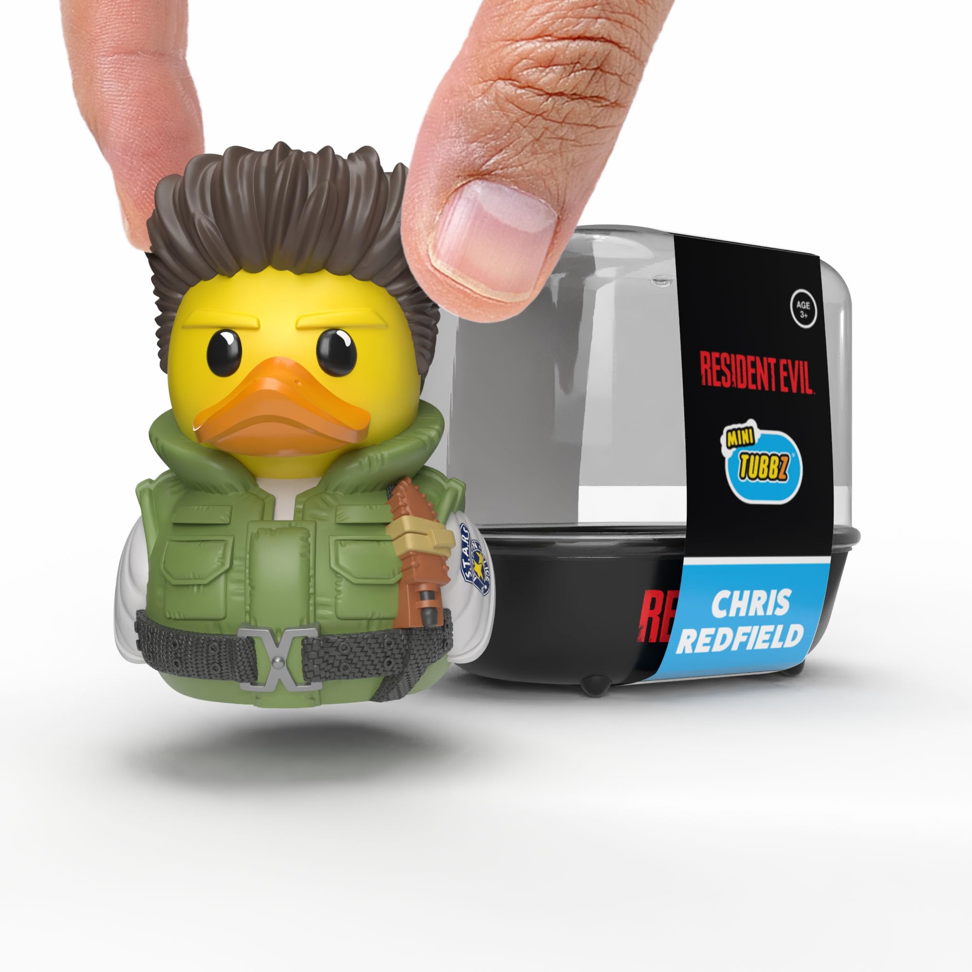 TUBBZ Mini: Resident Evil - Chris Redfield als Cosplay-Gummiente Vinyl-Figur