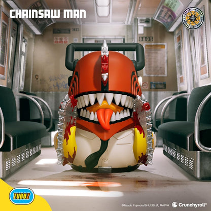 TUBBZ Erstausgabe: Chainsaw Man Cosplaying-Gummiente Vinylfigur